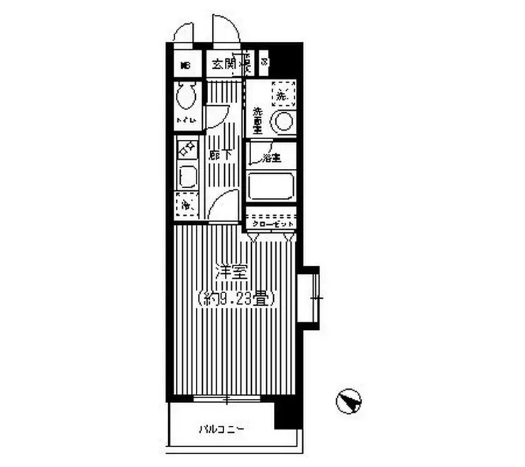 レジアス新横浜 7階階 間取り
