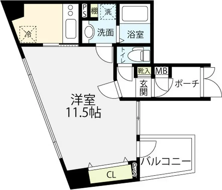 メイクスデザイン渋谷神泉 9階階 間取り
