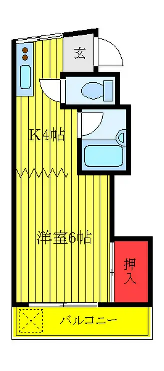 メゾン・エーグレット 1階階 間取り
