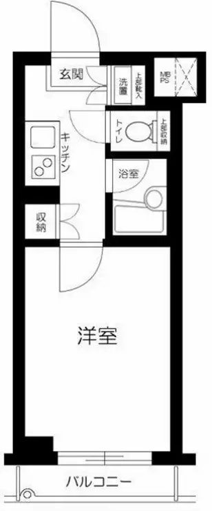 ルーブル中野坂上弐番館 1階階 間取り