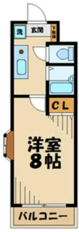 アドニスイースト 2階階 間取り