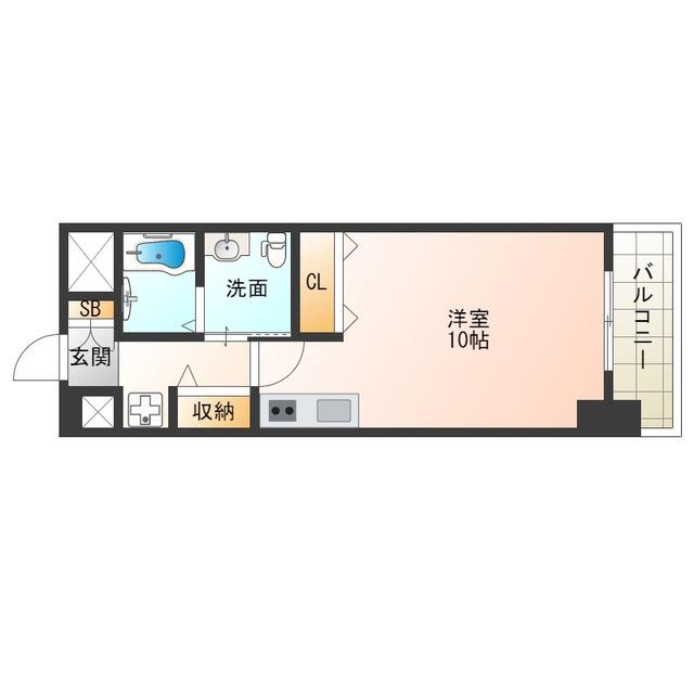 エムズコート(ワンルーム/4階)の間取り写真