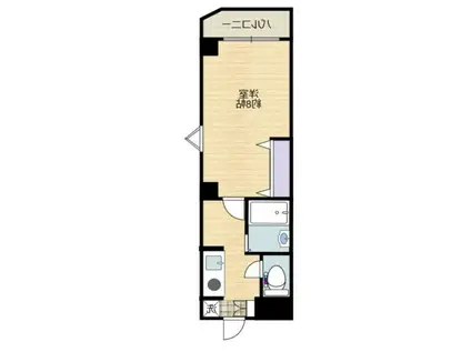 ソフィアライト(1K/4階)の間取り写真