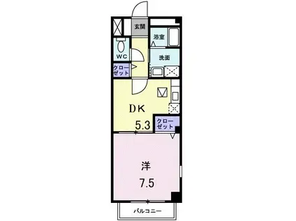 ＪＲ東海道本線 岐阜駅 バス乗車時間：19分 最寄りバス停で下車 徒歩1分 2階建 築22年(1DK/1階)の間取り写真