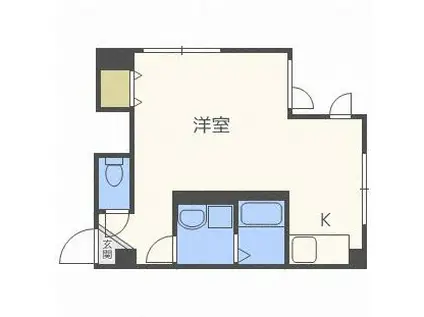 MINT274 ミント274(1K/4階)の間取り写真