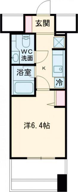 レジディア久屋大通(1K/5階)の間取り写真