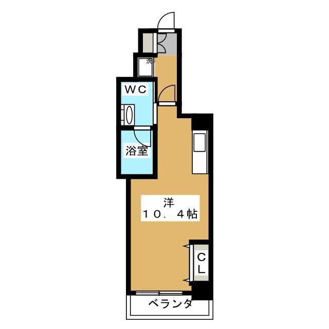 レジディア荻窪III(ワンルーム/4階)の間取り写真
