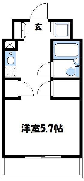 ラフィーネ学生マンション(1K/3階)の間取り写真