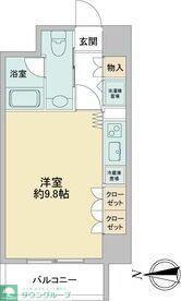 S-FORT桜山(ワンルーム/4階)の間取り写真