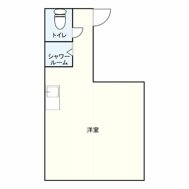 池田ビル(ワンルーム/3階)の間取り写真