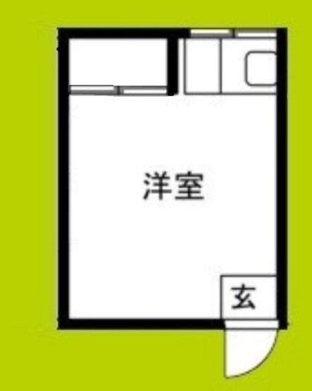 プリンスマンション(ワンルーム/3階)の間取り写真