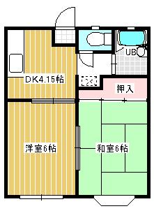 PAL和(2DK/2階)の間取り写真