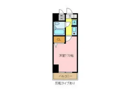 朝日八王子マンション(1K/9階)の間取り写真