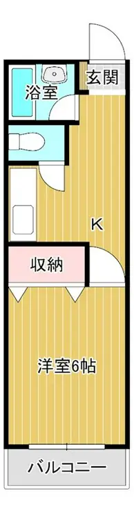 ペアアサイB 2階階 間取り