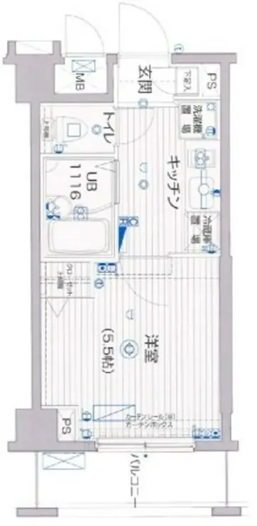 アプレシティ高円寺 2階階 間取り