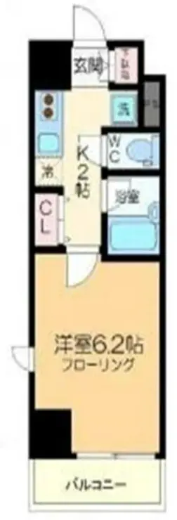 アーバンファースト両国 6階階 間取り