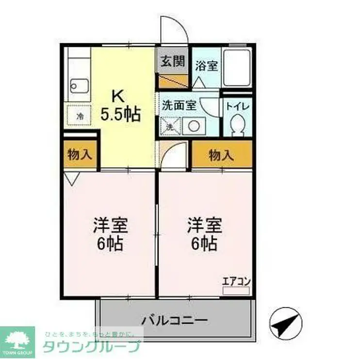 ポルクV 2階階 間取り