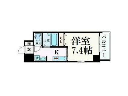 GP栄本町通(1K/5階)の間取り写真