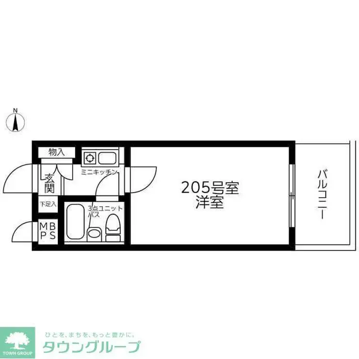 ライオンズマンション白楽 2階階 間取り