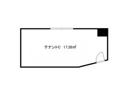 BIJOUX OHORI BLD(ワンルーム/2階)の間取り写真