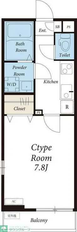 リブリ・グランデ検見川 1階階 間取り