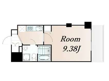 セレニテ新大阪弐番館(1K/3階)の間取り写真