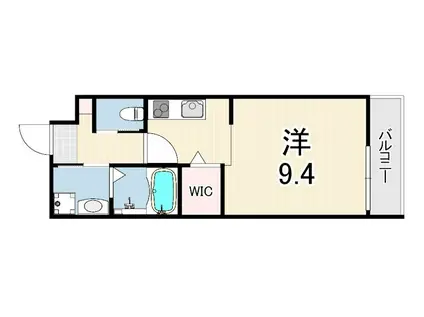 OCTA青木(ワンルーム/1階)の間取り写真