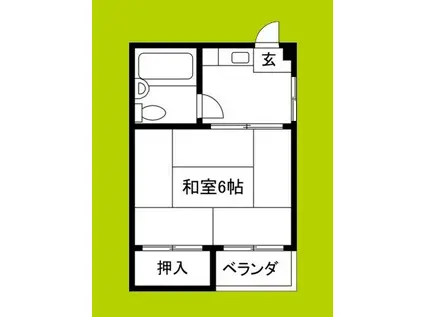 兆豊阿波座ビル(1K/4階)の間取り写真