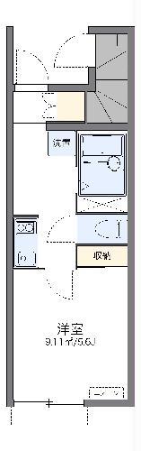 レオネクストエスペランサ(1K/1階)の間取り写真