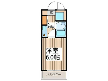 クリオ藤が丘壱番館(1K/4階)の間取り写真