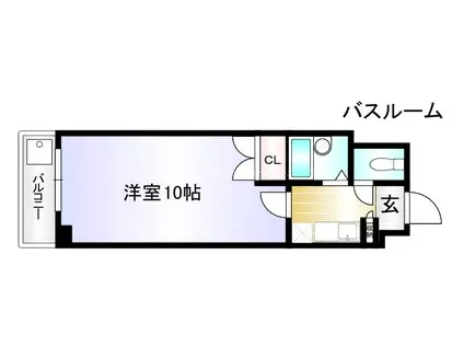 ロイヤルリージェント(1K/6階)の間取り写真
