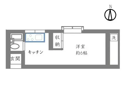 MAISON CRESSON I(ワンルーム/1階)の間取り写真