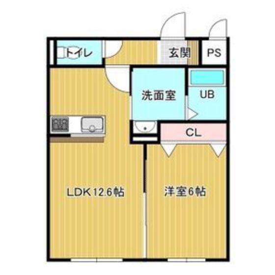 PREMIER CHOUETTE(1LDK/3階)の間取り写真