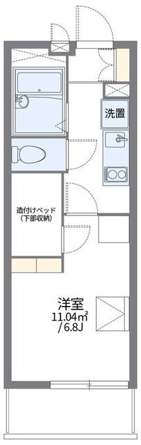 レオパレスプレジオ(1K/2階)の間取り写真