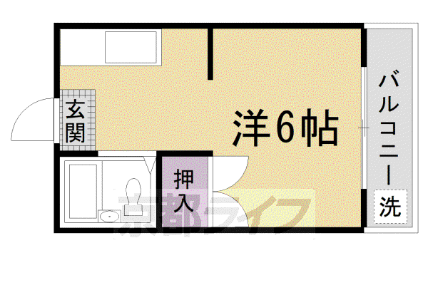 コーポ石田(1K/3階)の間取り写真