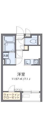 レオネクスト鎌倉 台ノ峰荘(1K/2階)の間取り写真