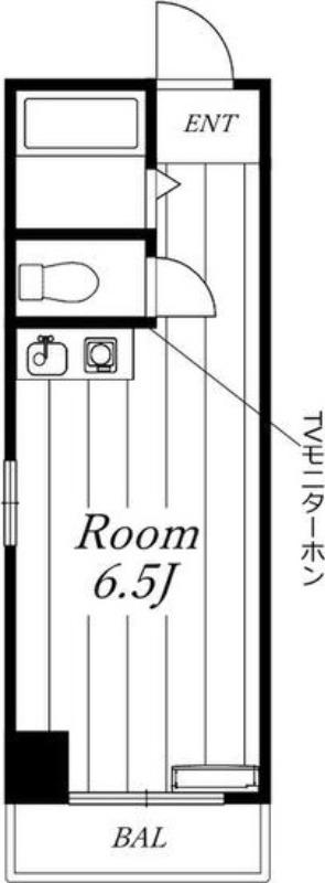 シャルム今池(ワンルーム/5階)の間取り写真