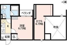 グラン・インペリアル小路グラン・インペリアルリ IIMON(1K/1階)の間取り写真