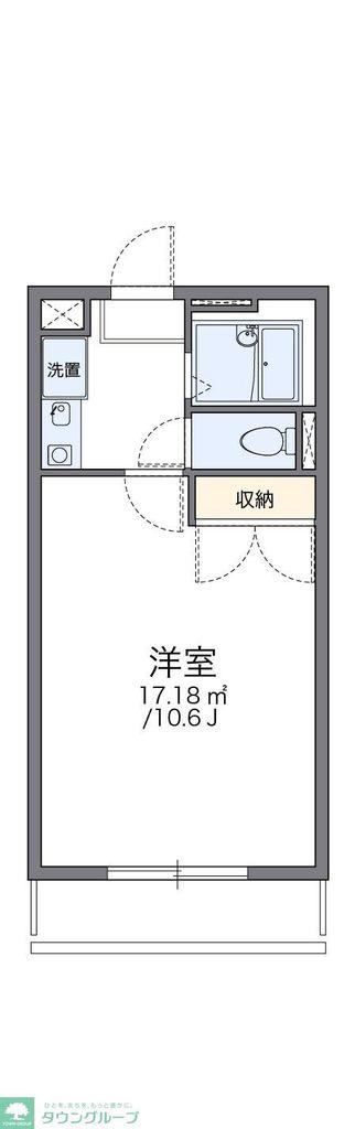 レオパレス深田(1K/3階)の間取り写真