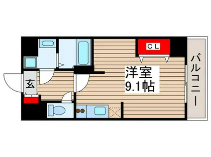 ミツヤ富浜マンション(ワンルーム/3階)の間取り写真