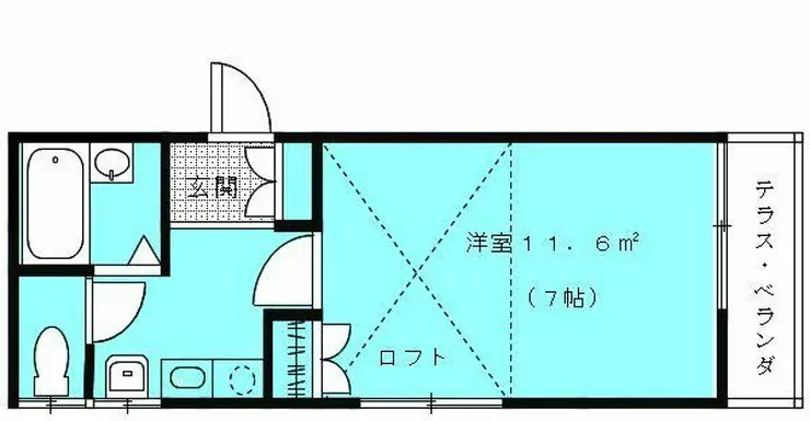 プリメール泉 1階階 間取り