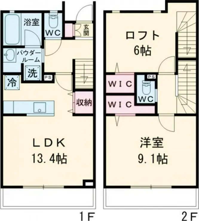 クラン世田谷 1階階 間取り