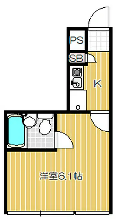 メイツ戸越 2階階 間取り
