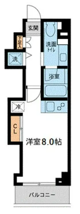 ミテッツァ矢向 2階階 間取り