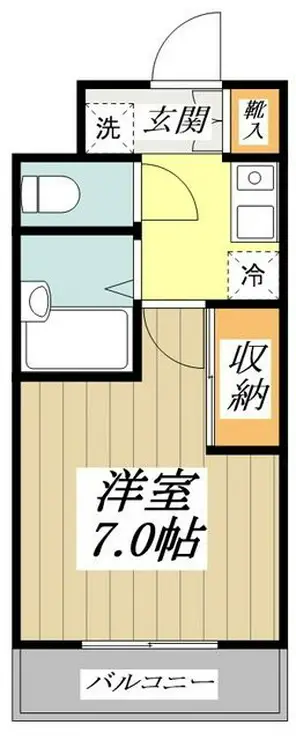 Hoshi第一マンション 2階階 間取り