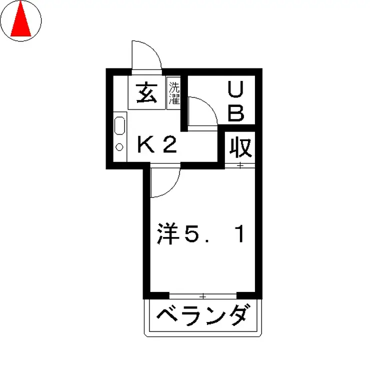 メゾンルミネ 2階階 間取り