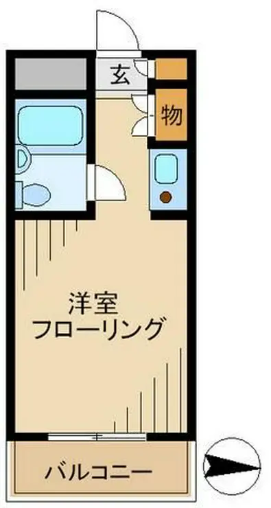 メゾン・ド・ノアロゼ錦町 1階階 間取り
