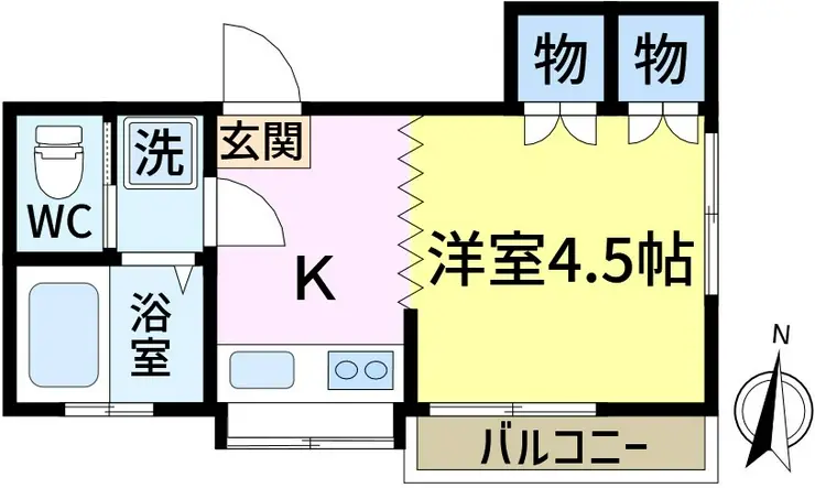 シャンセ・ウエダ 2階階 間取り