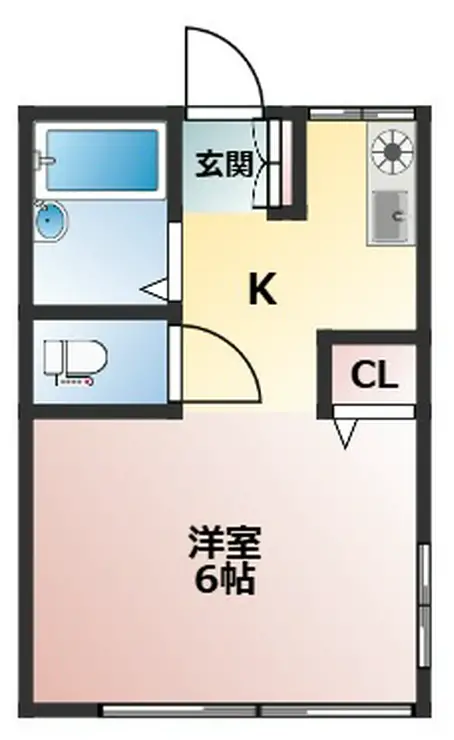 ハイム国府台II 1階階 間取り