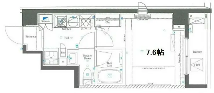 AZEST赤塚新町 9階階 間取り